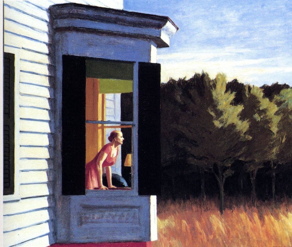 E.Hopper, "Cape Cod Morning"