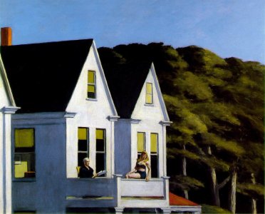 E. Hopper, Second Story Sunlight