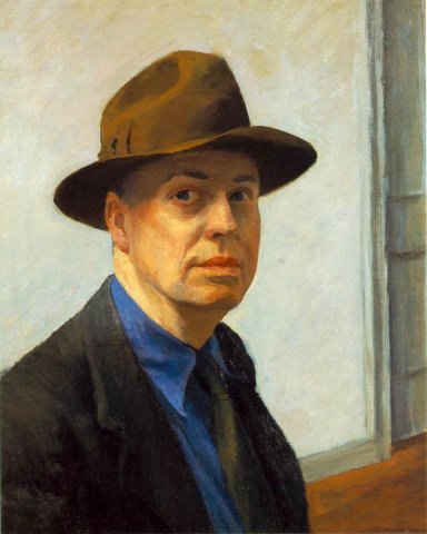 E. Hopper "Selbstbildnis"