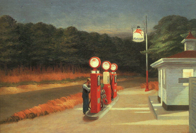 E.Hopper, "Gas"